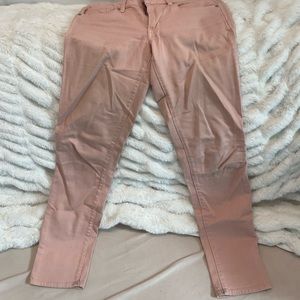 Pink skinny jeans